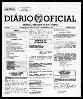 Diário Oficial do Estado de Santa Catarina. Ano 63. N° 15573 de 11/12/1996
