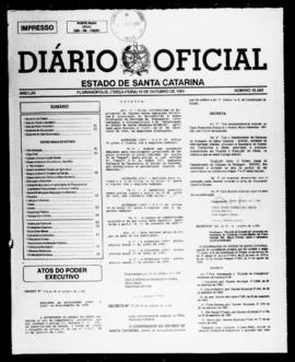 Diário Oficial do Estado de Santa Catarina. Ano 62. N° 15285 de 10/10/1995