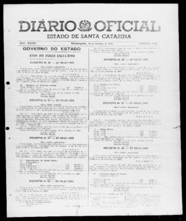 Diário Oficial do Estado de Santa Catarina. Ano 28. N° 6919 de 30/10/1961