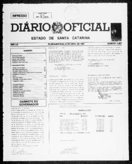 Diário Oficial do Estado de Santa Catarina. Ano 61. N° 14907 de 06/04/1994