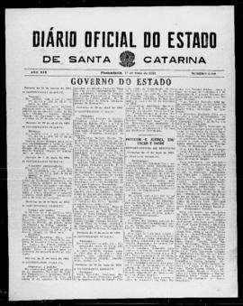 Diário Oficial do Estado de Santa Catarina. Ano 19. N° 4664 de 27/05/1952