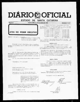 Diário Oficial do Estado de Santa Catarina. Ano 43. N° 11014 de 29/06/1978
