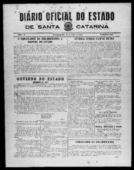 Diário Oficial do Estado de Santa Catarina. Ano 10. N° 2502 de 19/05/1943