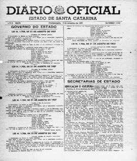 Diário Oficial do Estado de Santa Catarina. Ano 24. Nº 5929 de 02/09/1957
