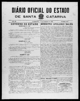 Diário Oficial do Estado de Santa Catarina. Ano 11. N° 2851 de 01/11/1944