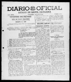 Diário Oficial do Estado de Santa Catarina. Ano 27. N° 6569 de 30/05/1960