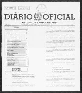 Diário Oficial do Estado de Santa Catarina. Ano 64. N° 15813 de 28/11/1997