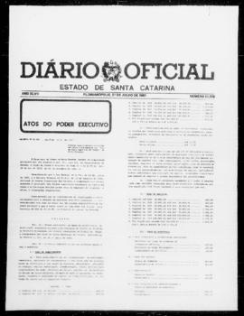 Diário Oficial do Estado de Santa Catarina. Ano 47. N° 11776 de 31/07/1981