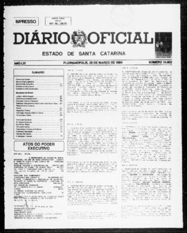 Diário Oficial do Estado de Santa Catarina. Ano 61. N° 14902 de 29/03/1994