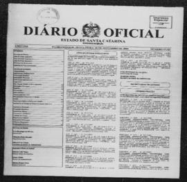 Diário Oficial do Estado de Santa Catarina. Ano 71. N° 17525 de 26/11/2004