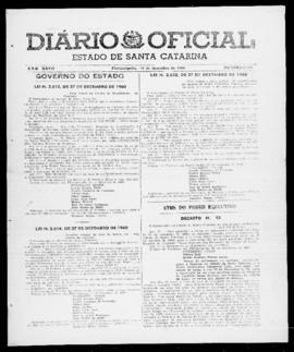 Diário Oficial do Estado de Santa Catarina. Ano 27. N° 6711 de 29/12/1960