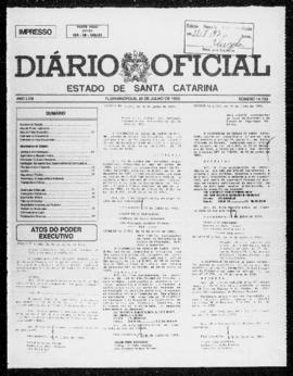 Diário Oficial do Estado de Santa Catarina. Ano 58. N° 14733 de 20/07/1993