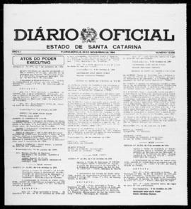 Diário Oficial do Estado de Santa Catarina. Ano 51. N° 12586 de 09/11/1984