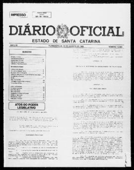 Diário Oficial do Estado de Santa Catarina. Ano 57. N° 14508 de 19/08/1992