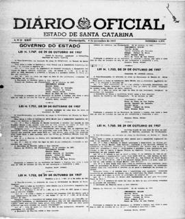 Diário Oficial do Estado de Santa Catarina. Ano 24. Nº 5973 de 06/11/1957