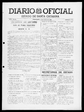Diário Oficial do Estado de Santa Catarina. Ano 27. N° 6518 de 11/03/1960