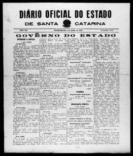Diário Oficial do Estado de Santa Catarina. Ano 7. N° 1778 de 06/06/1940