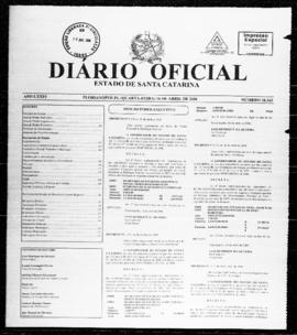 Diário Oficial do Estado de Santa Catarina. Ano 74. N° 18343 de 16/04/2008