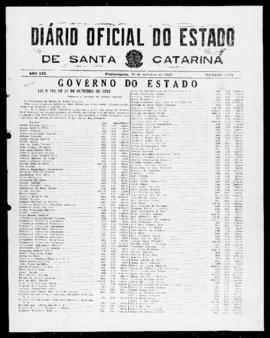 Diário Oficial do Estado de Santa Catarina. Ano 19. N° 4772 de 30/10/1952
