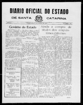 Diário Oficial do Estado de Santa Catarina. Ano 1. N° 191 de 25/10/1934