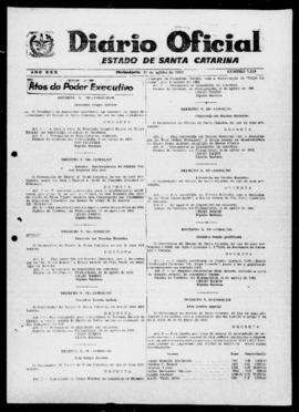 Diário Oficial do Estado de Santa Catarina. Ano 30. N° 7359 de 21/08/1963