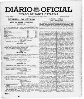 Diário Oficial do Estado de Santa Catarina. Ano 24. N° 5838 de 22/04/1957