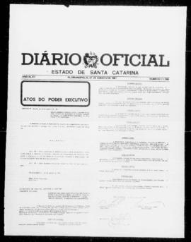 Diário Oficial do Estado de Santa Catarina. Ano 47. N° 11795 de 27/08/1981