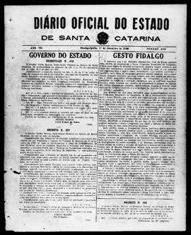 Diário Oficial do Estado de Santa Catarina. Ano 7. N° 1850 de 17/09/1940