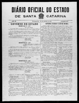 Diário Oficial do Estado de Santa Catarina. Ano 11. N° 2844 de 23/10/1944