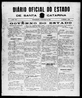 Diário Oficial do Estado de Santa Catarina. Ano 7. N° 1722 de 14/03/1940