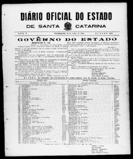 Diário Oficial do Estado de Santa Catarina. Ano 5. N° 1262 de 26/07/1938
