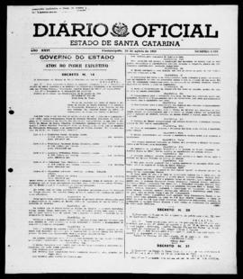 Diário Oficial do Estado de Santa Catarina. Ano 26. N° 6392 de 28/08/1959