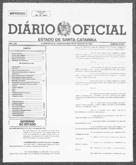 Diário Oficial do Estado de Santa Catarina. Ano 63. N° 15502 de 28/08/1996