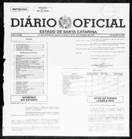 Diário Oficial do Estado de Santa Catarina. Ano 68. N° 16782 de 08/11/2001
