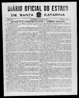 Diário Oficial do Estado de Santa Catarina. Ano 19. N° 4638 de 16/04/1952