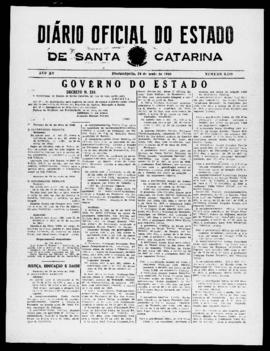 Diário Oficial do Estado de Santa Catarina. Ano 15. N° 3709 de 24/05/1948