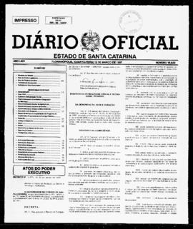 Diário Oficial do Estado de Santa Catarina. Ano 64. N° 15633 de 12/03/1997