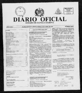 Diário Oficial do Estado de Santa Catarina. Ano 76. N° 18831 de 22/04/2010
