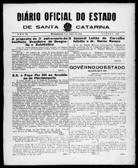 Diário Oficial do Estado de Santa Catarina. Ano 6. N° 1505 de 02/06/1939