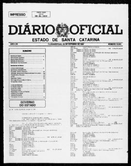 Diário Oficial do Estado de Santa Catarina. Ano 57. N° 14543 de 08/10/1992