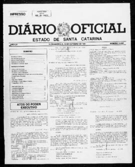 Diário Oficial do Estado de Santa Catarina. Ano 56. N° 14297 de 10/10/1991