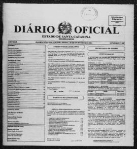 Diário Oficial do Estado de Santa Catarina. Ano 70. N° 17507 de 28/10/2004