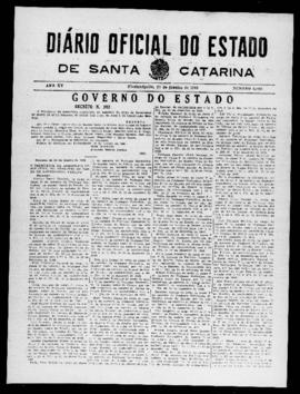 Diário Oficial do Estado de Santa Catarina. Ano 15. N° 3866 de 21/01/1949