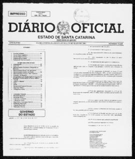 Diário Oficial do Estado de Santa Catarina. Ano 68. N° 16668 de 25/05/2001