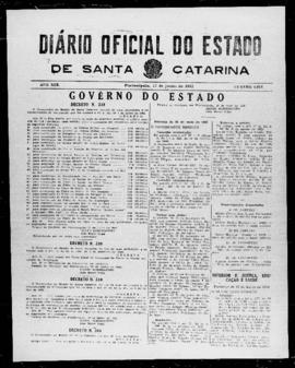 Diário Oficial do Estado de Santa Catarina. Ano 19. N° 4678 de 17/06/1952