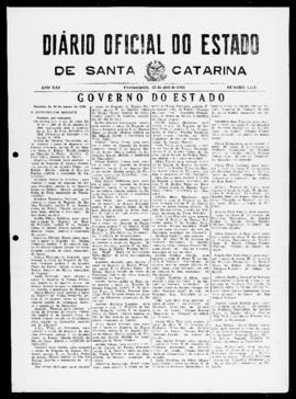 Diário Oficial do Estado de Santa Catarina. Ano 21. N° 5114 de 13/04/1954