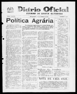 Diário Oficial do Estado de Santa Catarina. Ano 29. N° 7152 de 15/10/1962