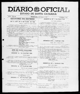 Diário Oficial do Estado de Santa Catarina. Ano 29. N° 7090 de 16/07/1962