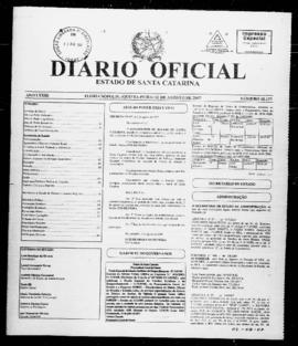 Diário Oficial do Estado de Santa Catarina. Ano 73. N° 18177 de 02/08/2007