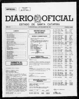 Diário Oficial do Estado de Santa Catarina. Ano 56. N° 14332 de 02/12/1991